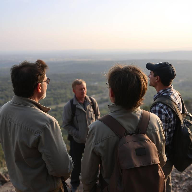ScenicFinds location scouting team discussing potential film location options